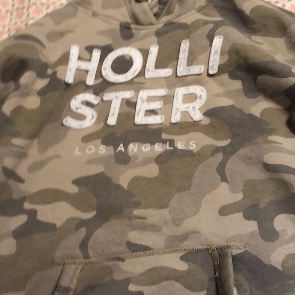 A longsleeved hoodie from Hollister